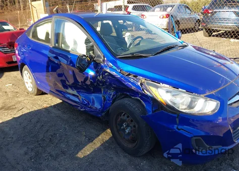 2014 Hyundai Accent Gls z USA, uszkodzony, nr VIN KMHCT4AE5EU758806